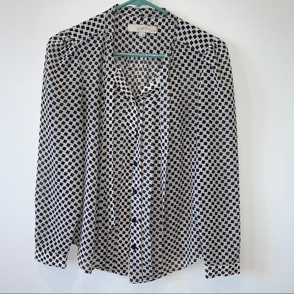 Loft Button Down Blouse - image 1